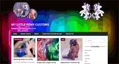 Desktop Screenshot of ponycustoms.com
